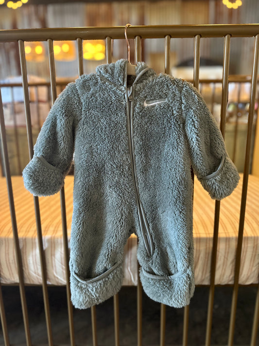 Nike Light Blue Furry Jumpsuit