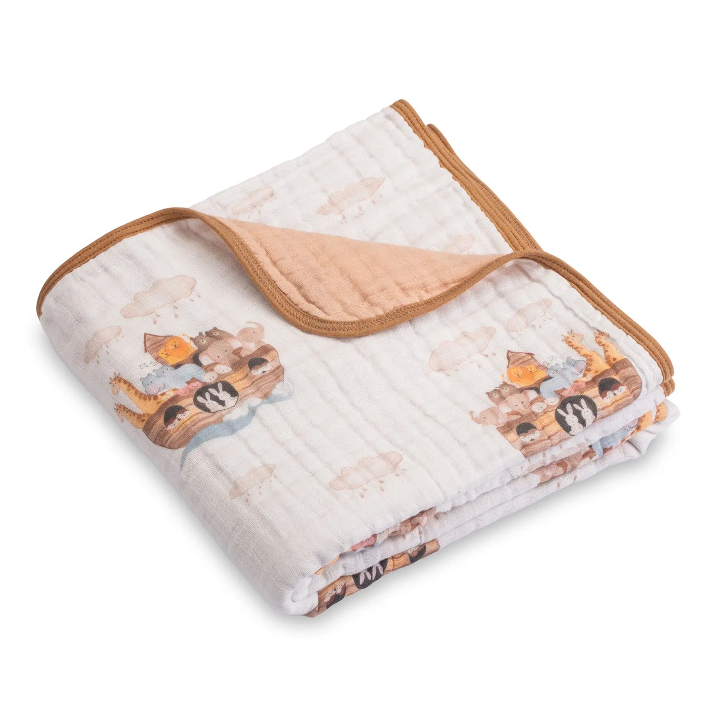 Noah's Ark Muslin Quilt
