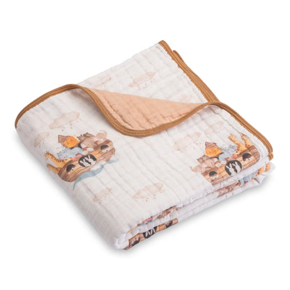 Noah's Ark Muslin Quilt