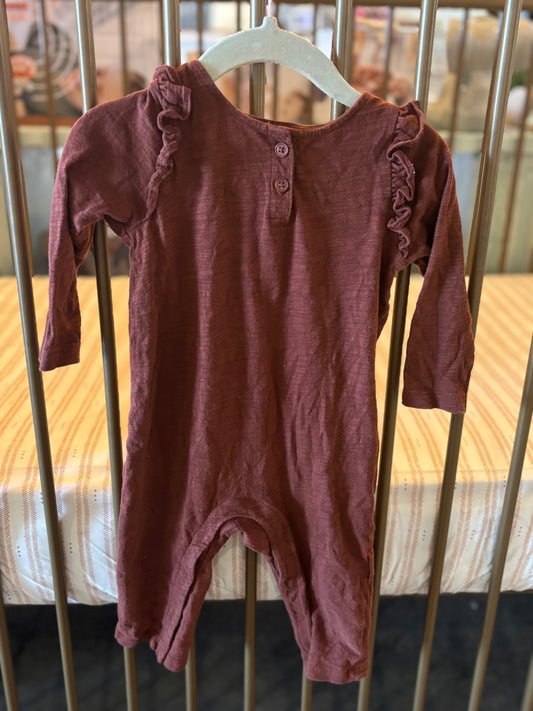 Old Navy Deep Red Jumpsuit