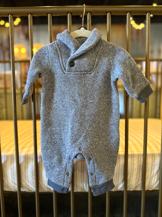 Old Navy Gray Jumpsuit With Bunny Ear Hat