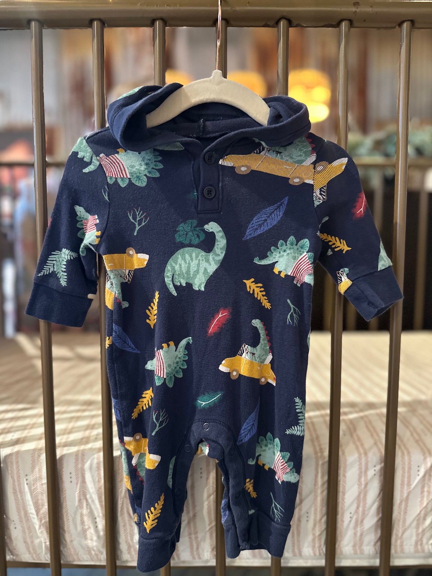 Old Navy Navy Blue Dino Jumpsuit