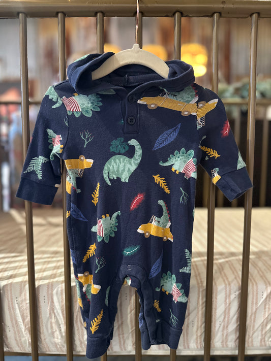 Old Navy Navy Blue Dino Jumpsuit