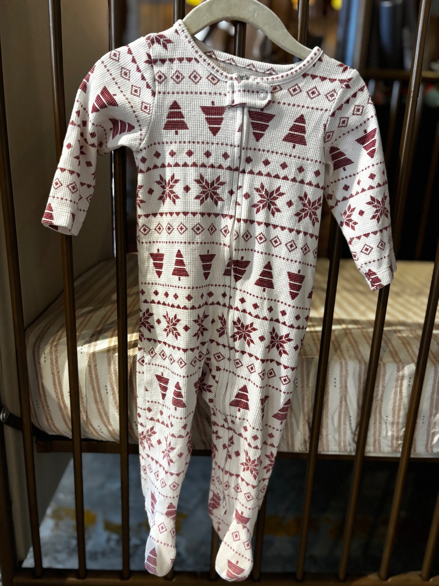 Old Navy Red And White Christmas Sleeper