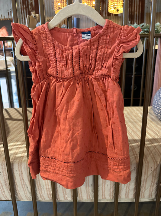 Old Navy Salmon Textured Dress