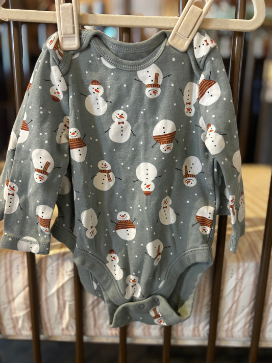 Old Navy Snowman Onesie Set