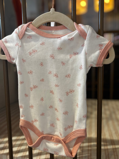 One Two Three X Chickpea "Little Sister" Floral 2-piece Onesies