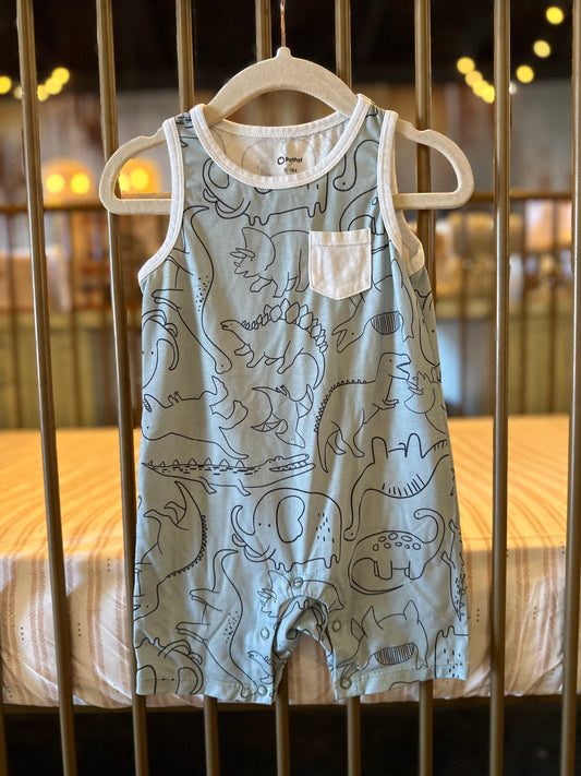 PatPat Light Blue Dino Outfit