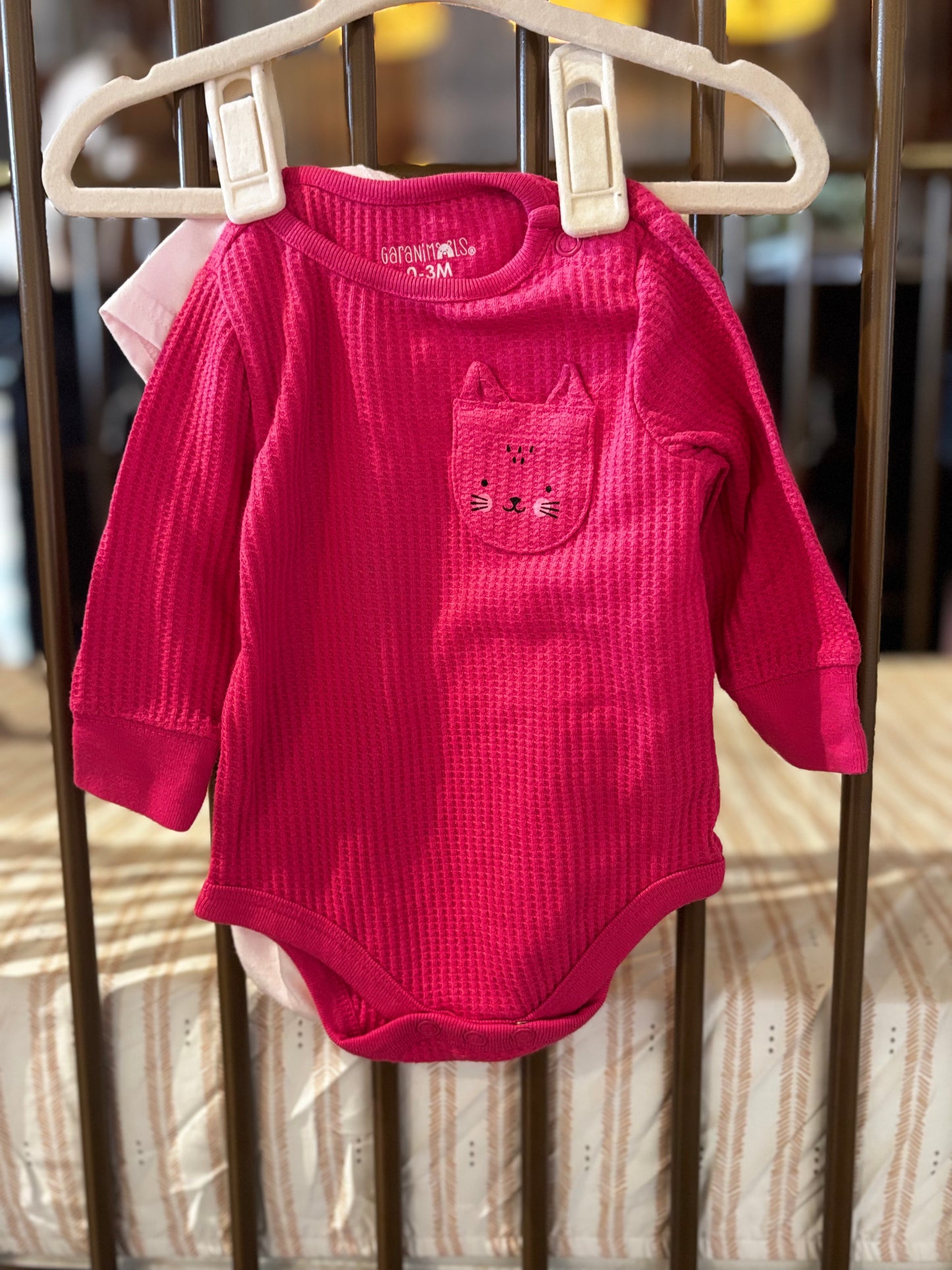 Pink Cat Onesie Set