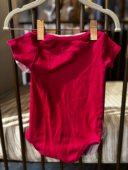 Pink & Purple 3-piece Onesie