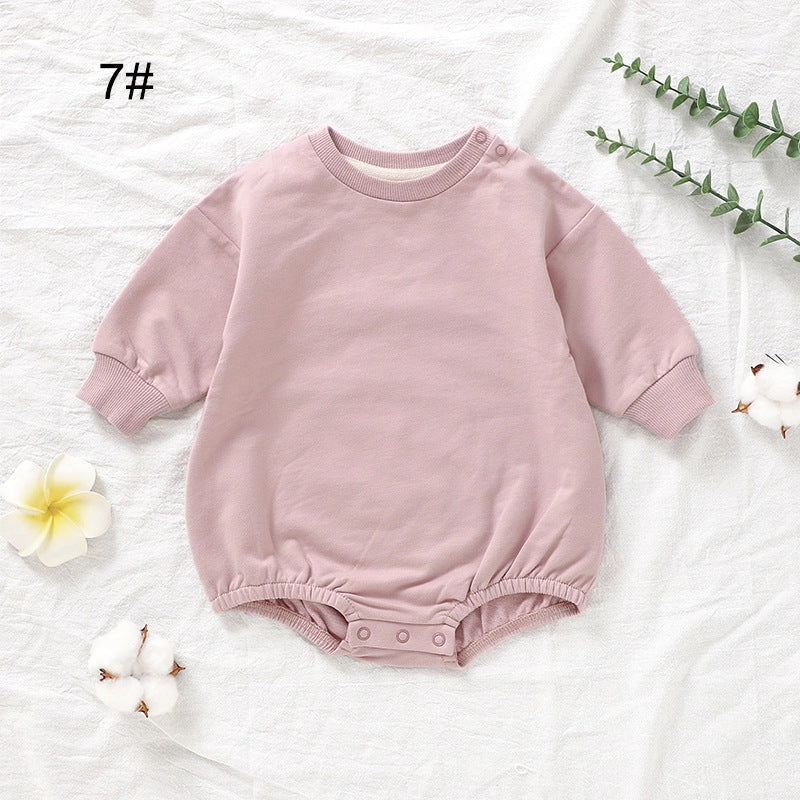 Cotton Long Sleeve Baby Bodysuit