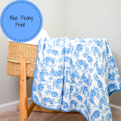 Peony For Your Thoughts Muslin Quilt
