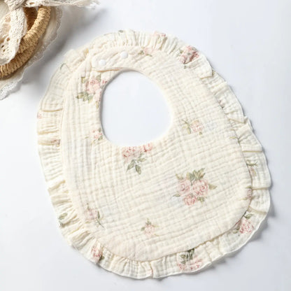 Cotton Ruffle Bibs