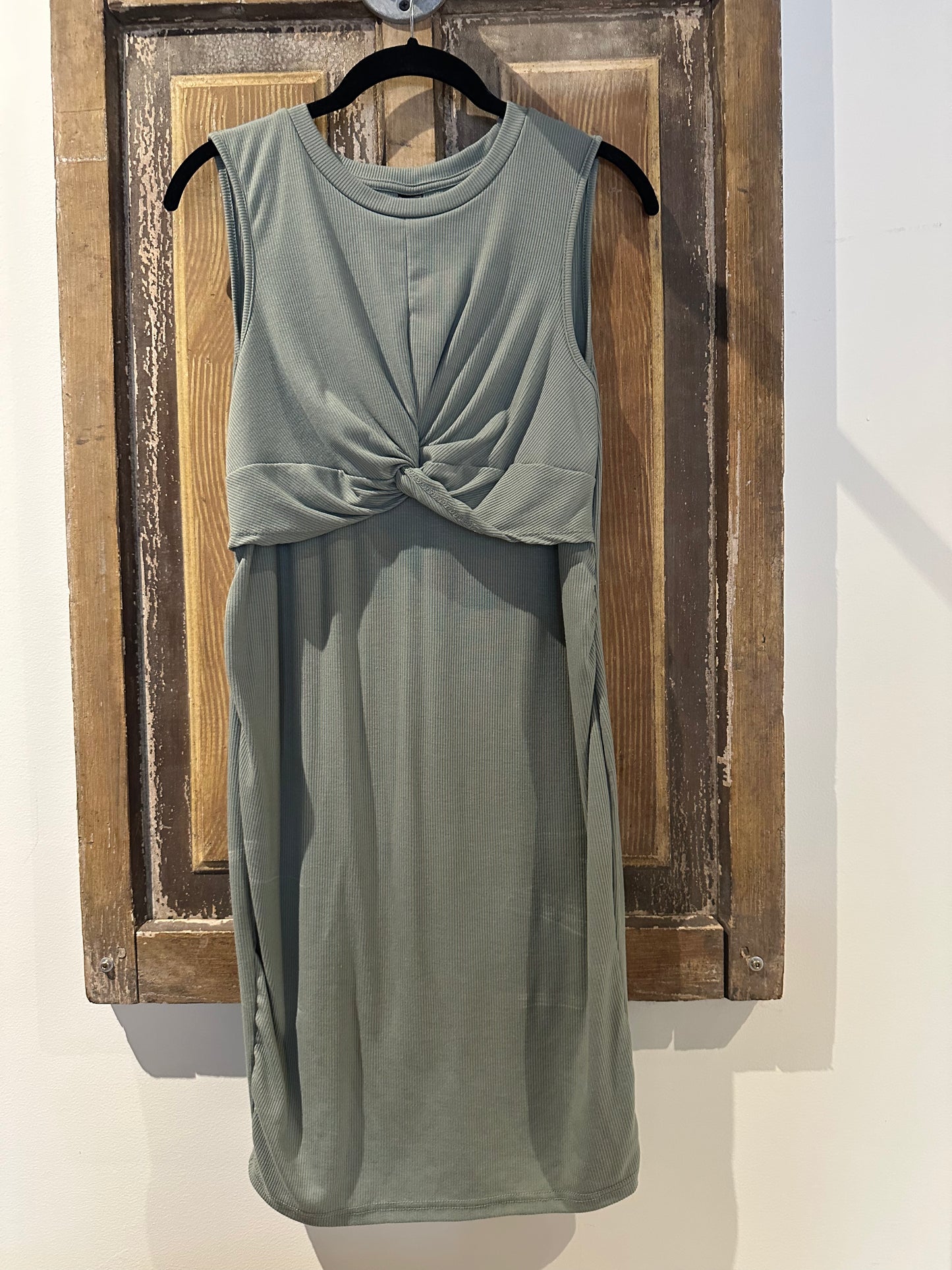Sage Green Maternity Dress