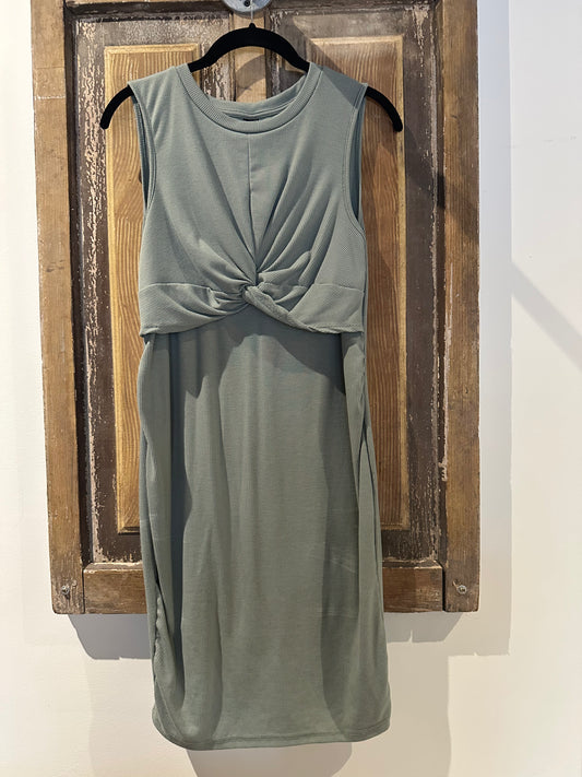 Sage Green Maternity Dress