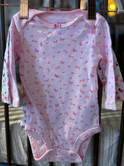 Simple Joys Pink 2-piece Onesies