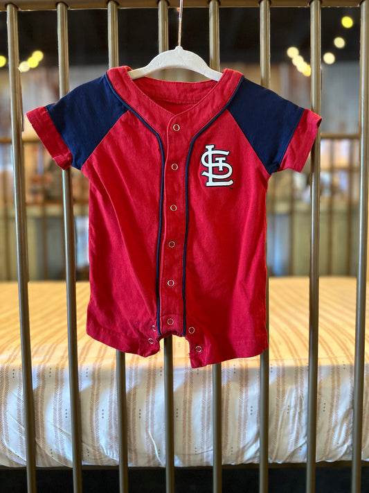 St. Louis Cardinals Slugger Jersey Romper