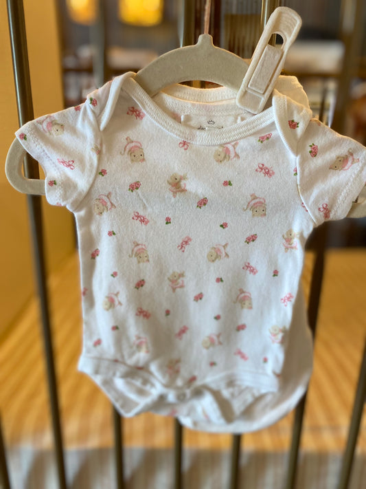 Starting Out Pink Bows & Ballet Slippers 2-piece Onesies