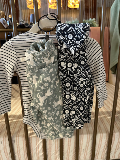 Stripes & Animals 3-piece Set