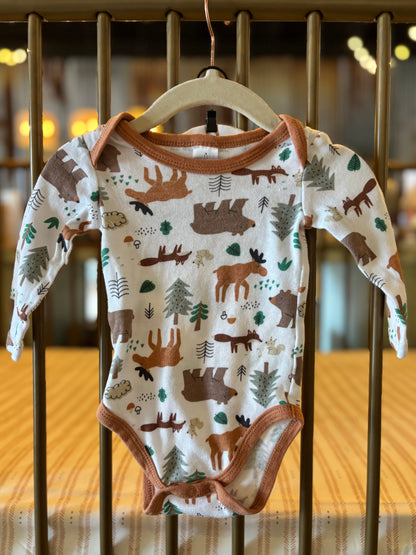 The Peanutshell Mountain Life Onesie + Hat