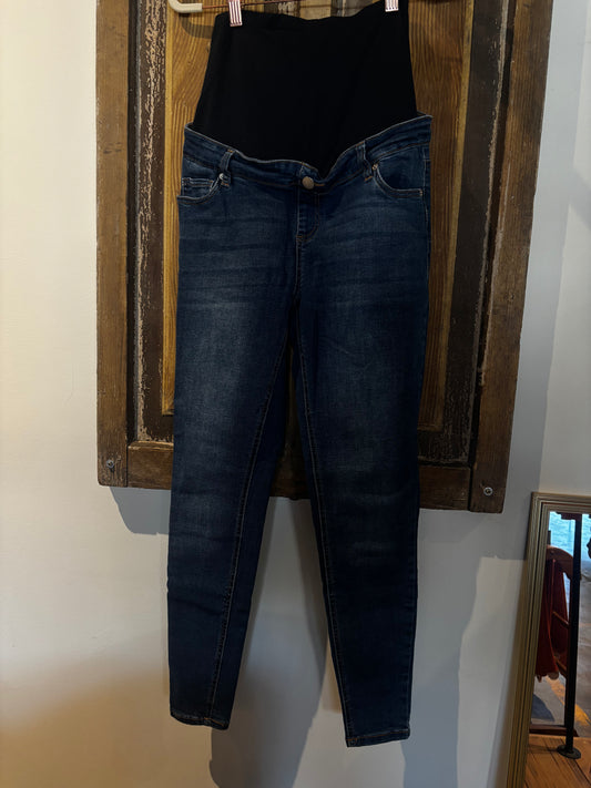 Time & Tru Blue jean Maternity Pants