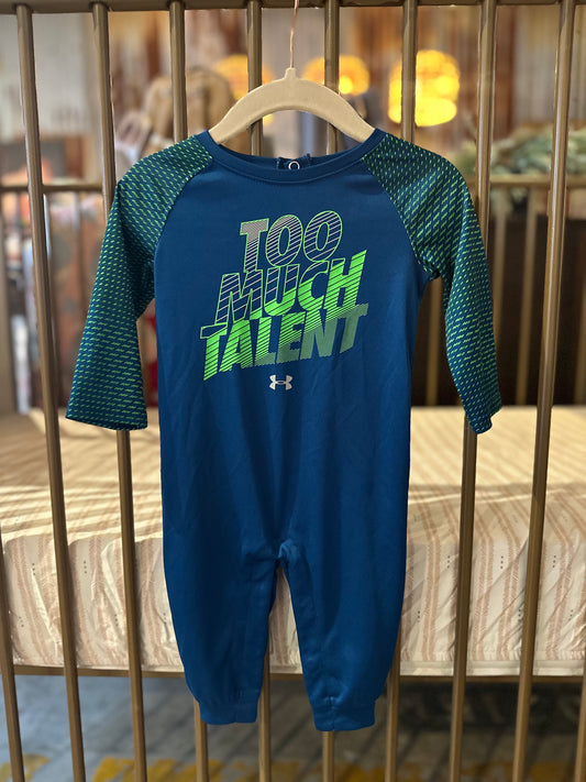 "Too Much Talent" Blue & Green Jumpsuit