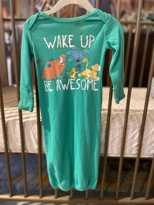 "Wake Up Be Awesome" Gown