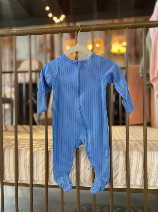 Wonder Nation Bright Blue Ribbed Sleeper JI