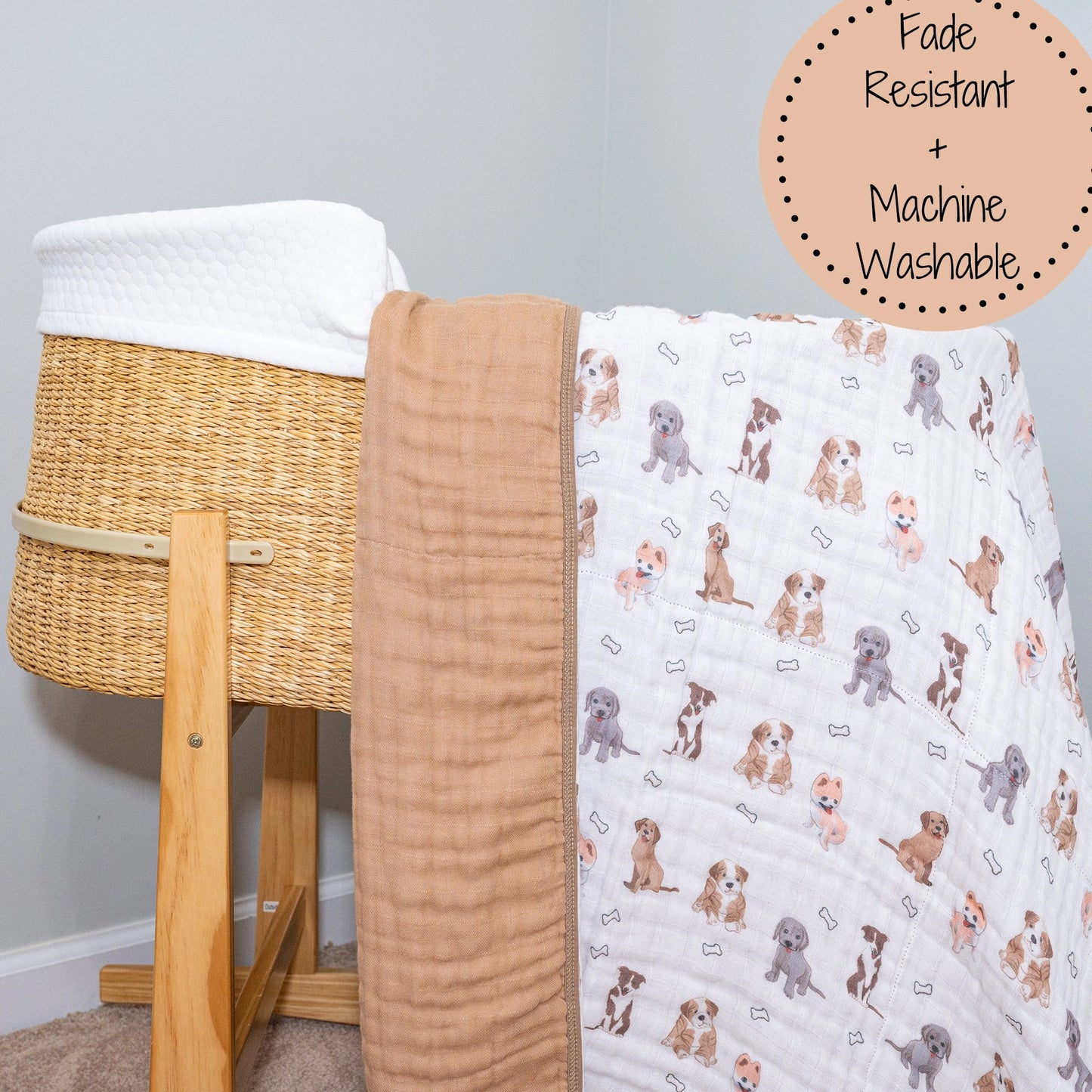 Woof Woof Muslin Quilt