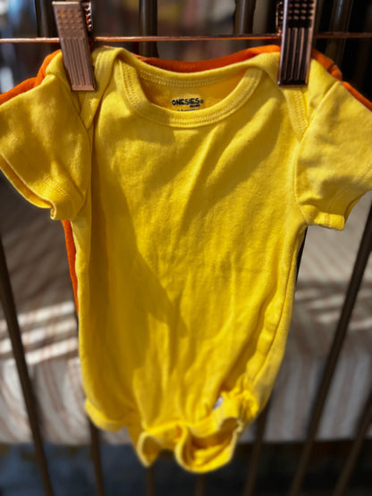 Yellow & Orange 2-piece Onesies