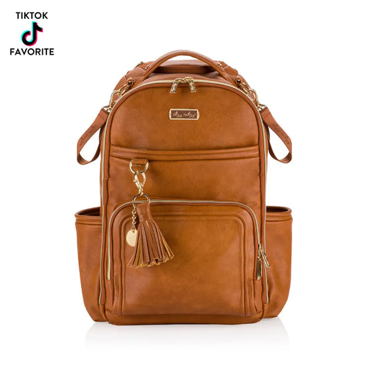 Itzy Ritzy Cognac Boss Bag Plus