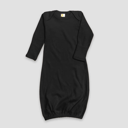 Black Newborn Gown Laughing Giraffe