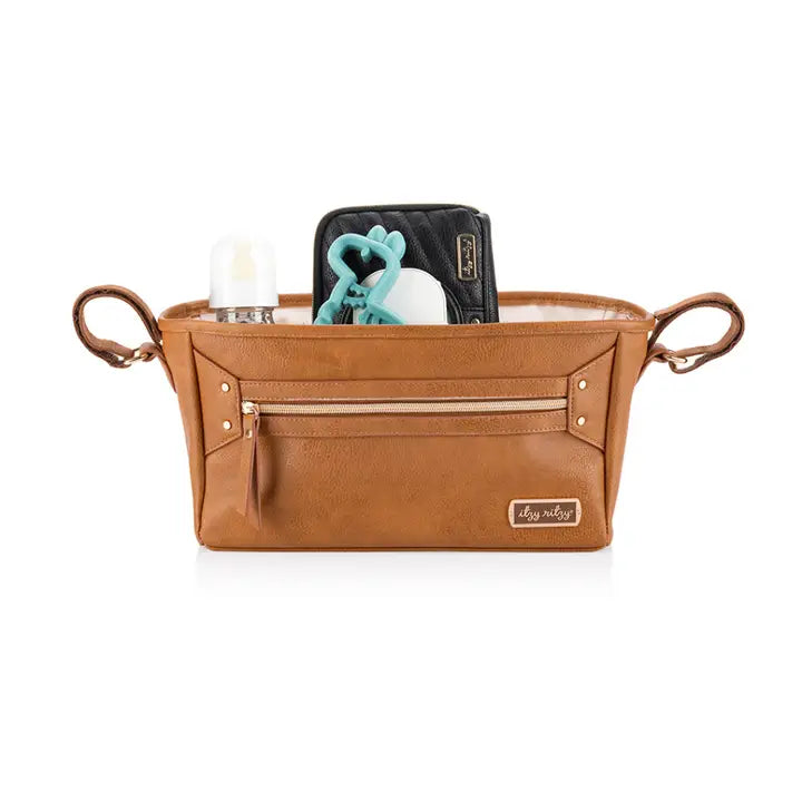 Itzy Ritzy Cognac Travel Stroller Caddy