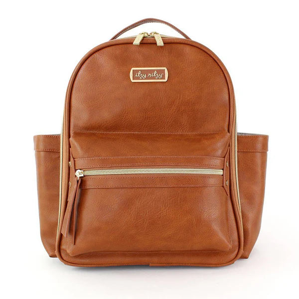 Itzy Ritzy Cognac  Mini Diaper bag