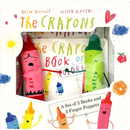 The Crayons Board Books & Finger Puppets