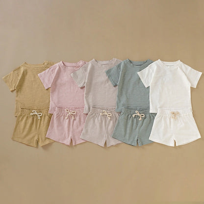 Cotton T-Shirt 2-Piece Set