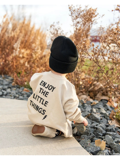 Enjoy the Little Things Romper/Sweatshirt