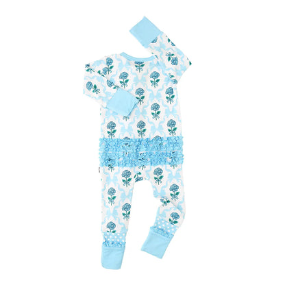 Gigi & Max Bamboo Blue Floral One Piece