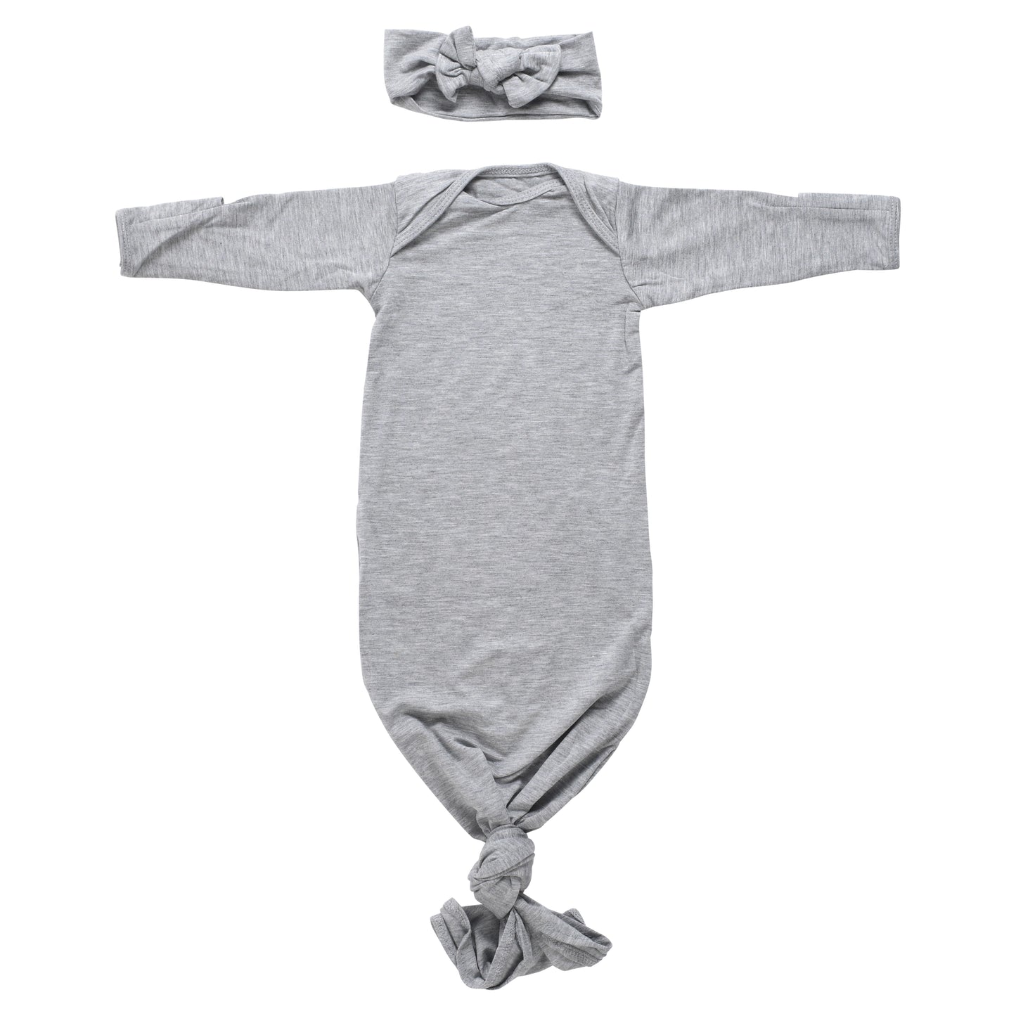 Grey Gown + Headband Set