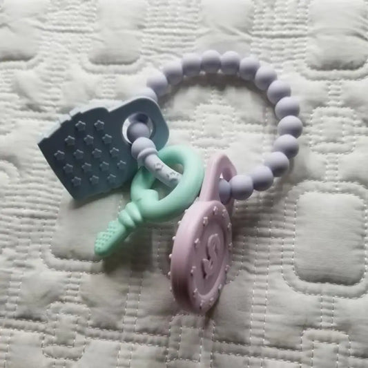 Baby Keys Rattle Teether Toy