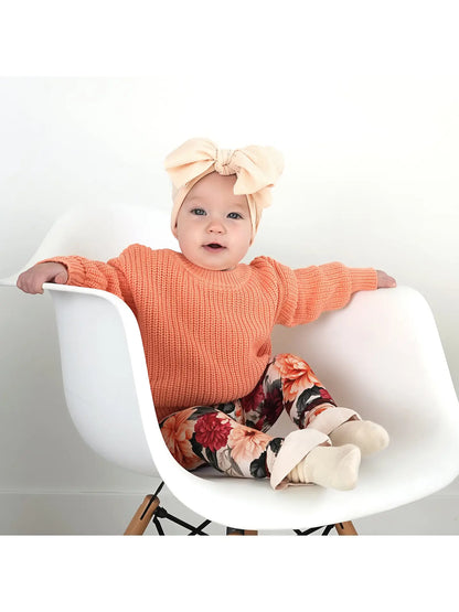 Peach Baby Sweater