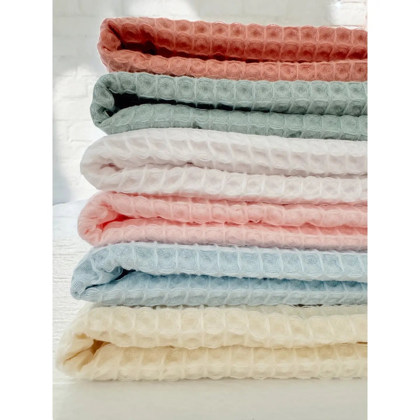 Waffle Knit Baby Blanket