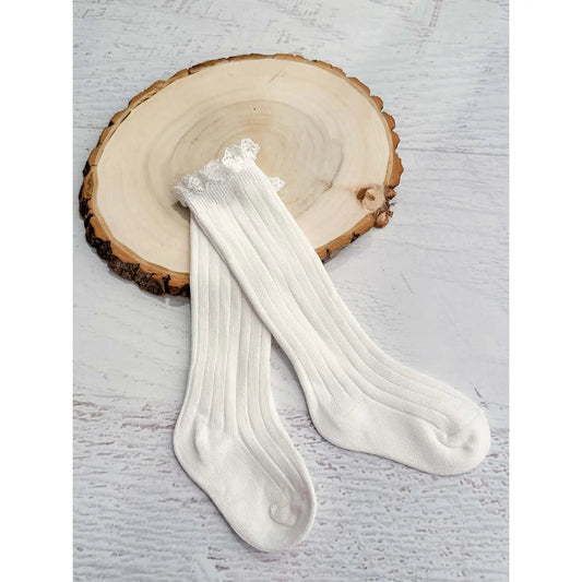 White Ruffle Socks